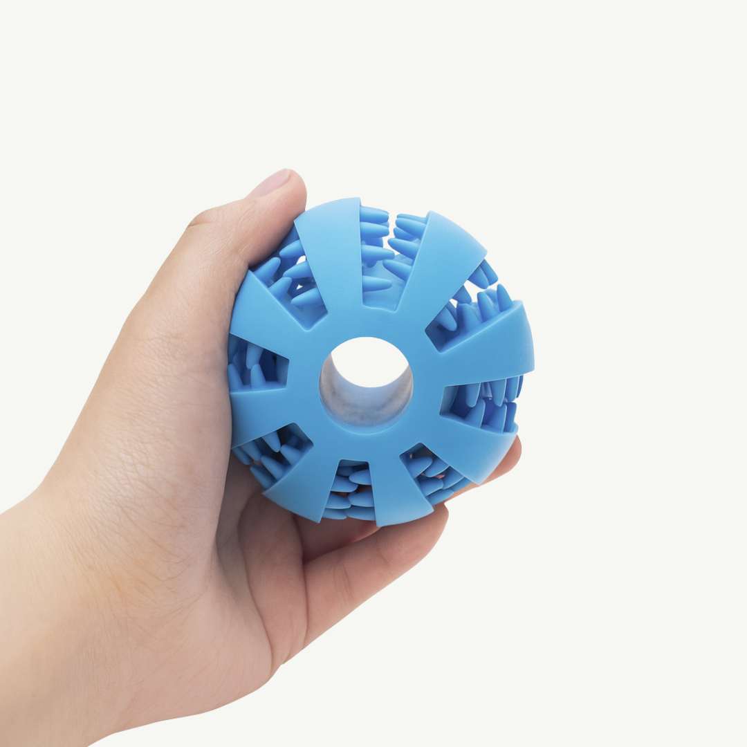 Teething puzzle ball